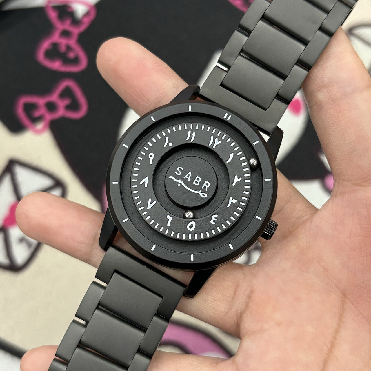 Magnetic Ball Suspension Cool Men's Quartz Watch