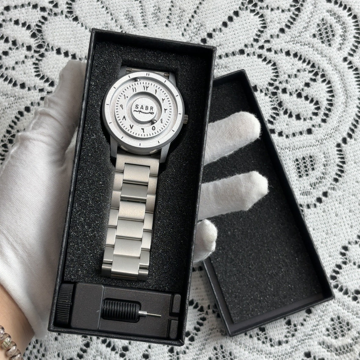 Magnetic Ball Suspension Cool Men's Quartz Watch